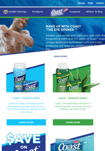 Coast Soap Website Tablet Portrait Coast Soap Website Tablet Portrait